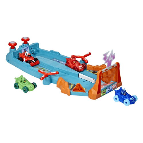 HASBRO PJ MASKS CAR LAUNCH TRACK 4 VEHICLES HASBRO PJ MASKS CAR LAUNCH TRACK 4 VEHICLES